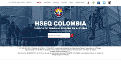 Desktop Screenshot of hseqcolombia.com